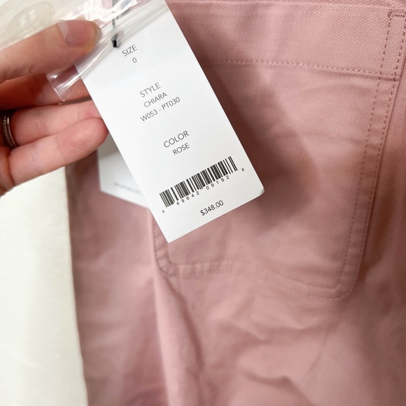 NWT The Script | Rose Chiara High Waist Wide Leg Crop Pants 0 - Picture 11 of 16